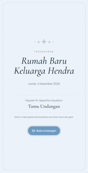 Contoh undangan tema Aqiqah