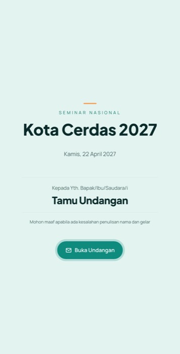 Contoh undangan tema Inovasi
