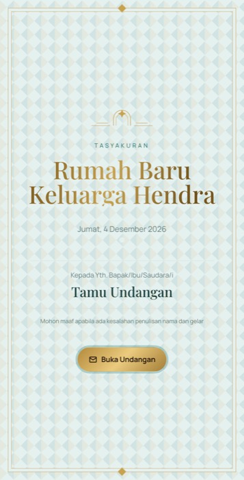 Contoh undangan tema Khitanan