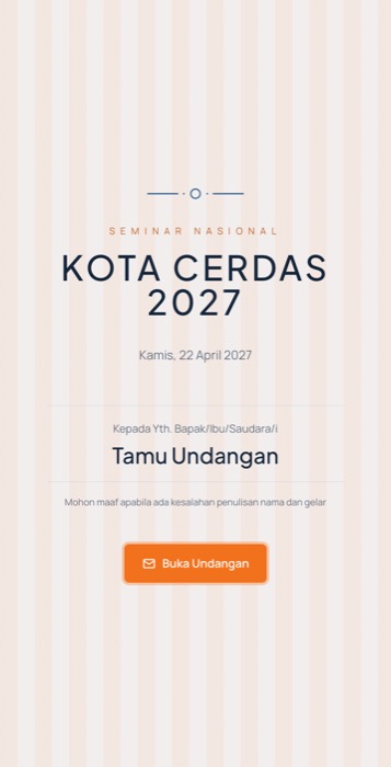 Contoh undangan tema Konferensi