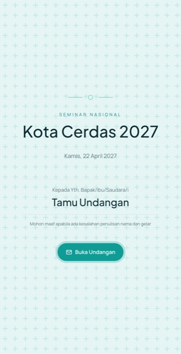 Contoh undangan tema Medika