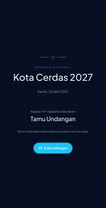 Contoh undangan tema Teknologi
