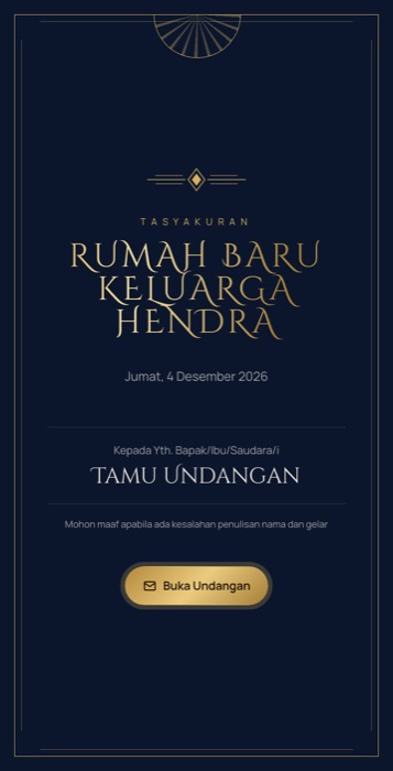 Contoh undangan tema Wisuda